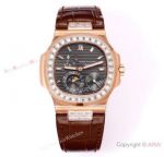 GR Patek Philippe Nautilus 5724 Rose Gold Diamond Replica 1-1 GR Factory Watch